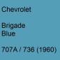 Preview: Chevrolet, Brigade Blue, 707A / 736 (1960).